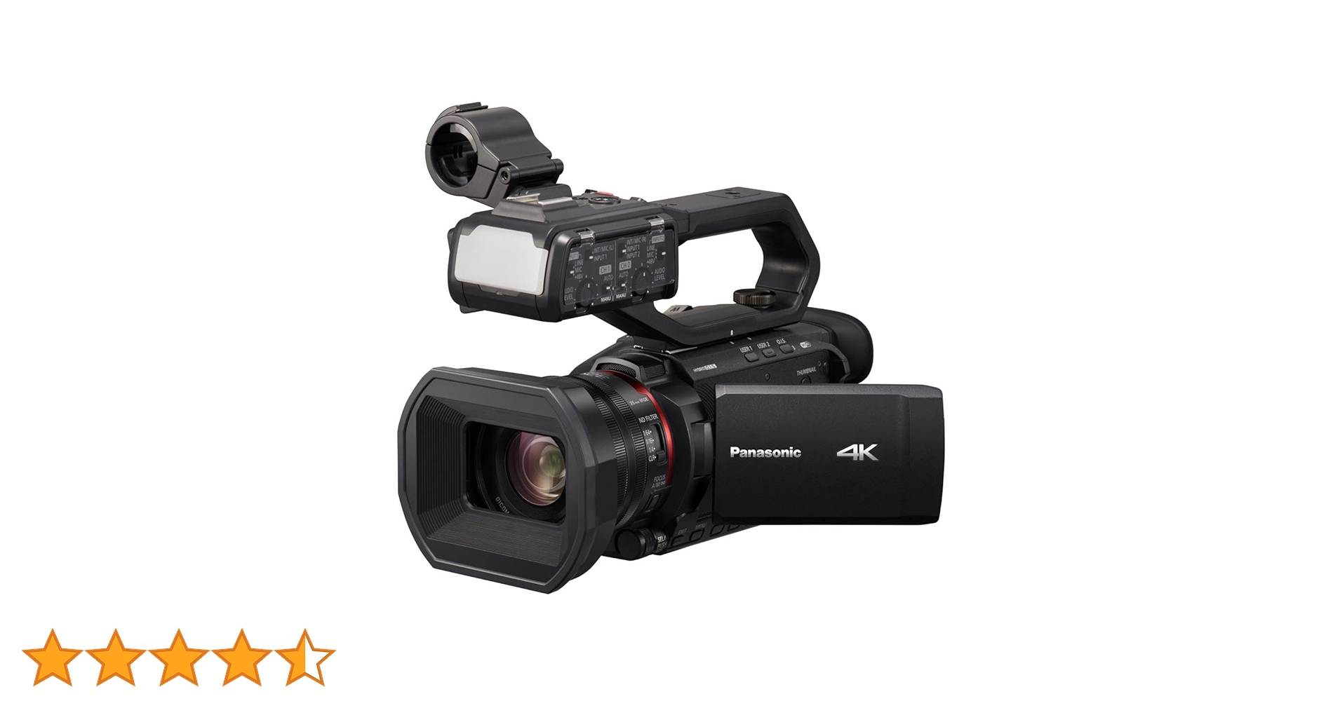 Panasonic X2000 4K Professional Camcorder with 24x Optical